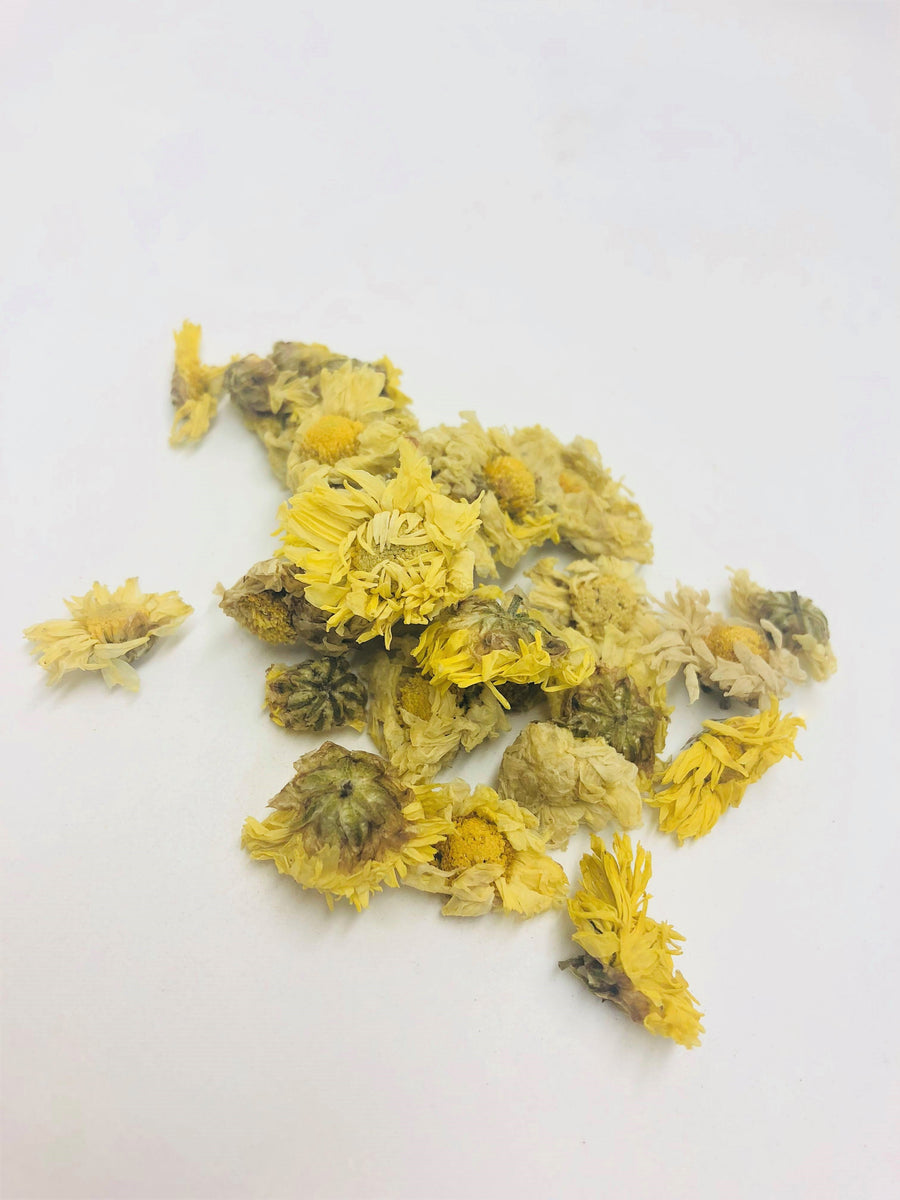 Huang Ju Hua (Chrysanthemum Flower, Flos Chrysanthemi, i杭菊花) Chinese